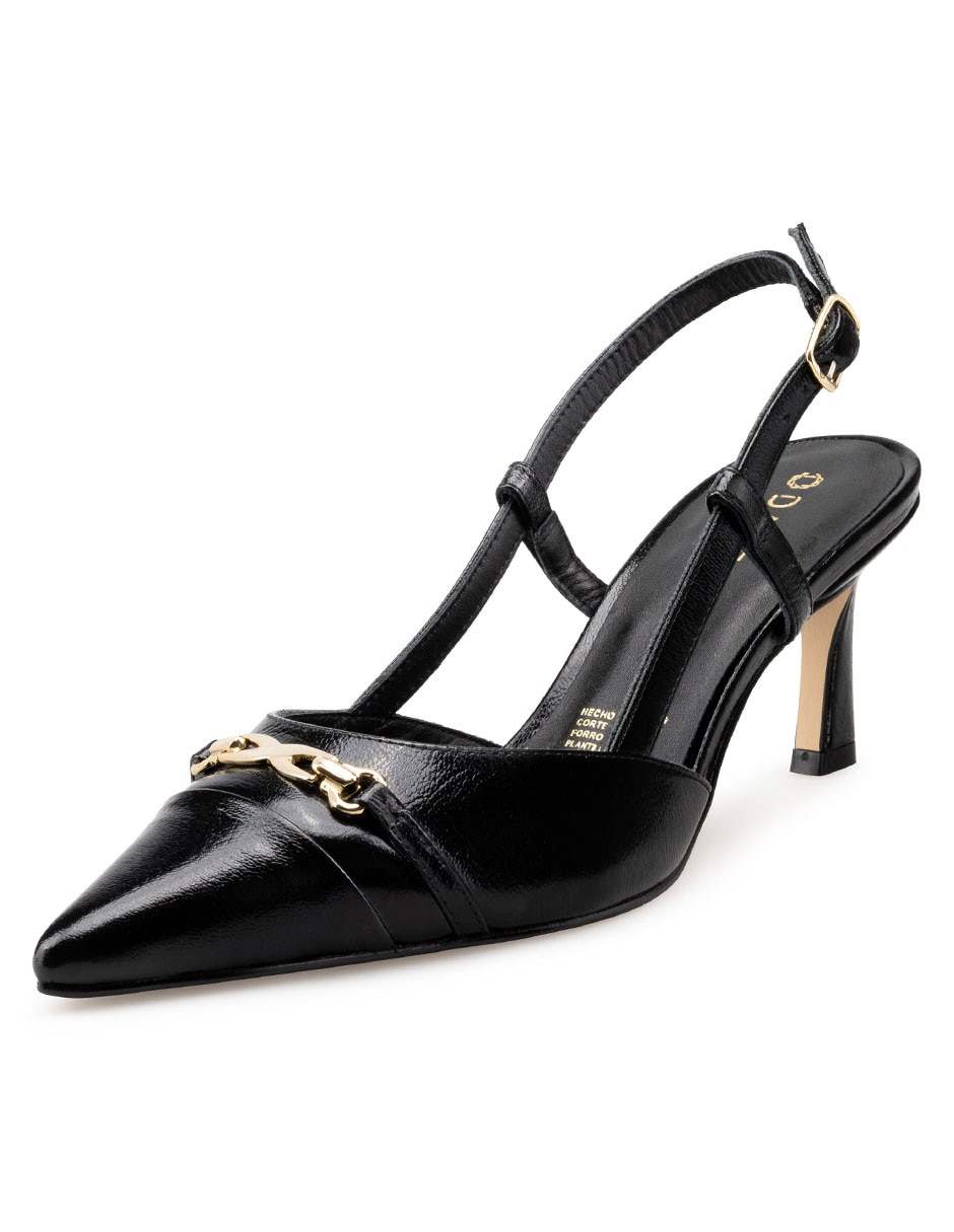 Zapatilla de piel Davenia