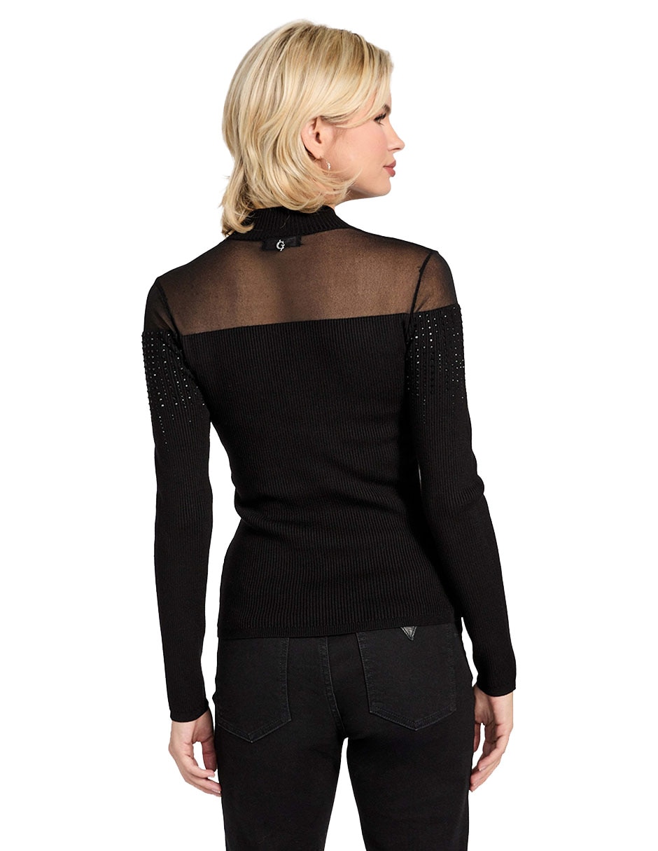 Suéter Guess cuello redondo para mujer