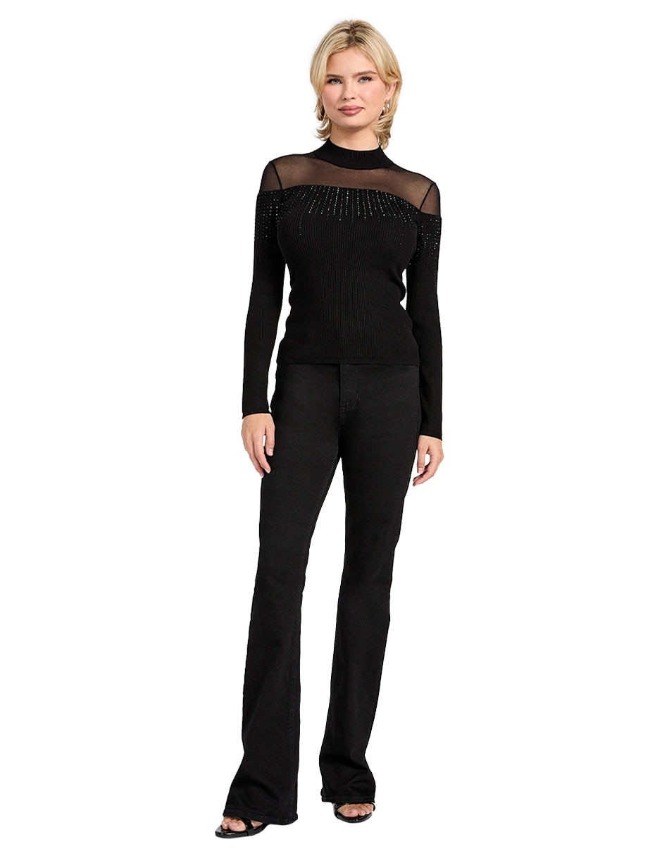 Suéter Guess cuello redondo para mujer