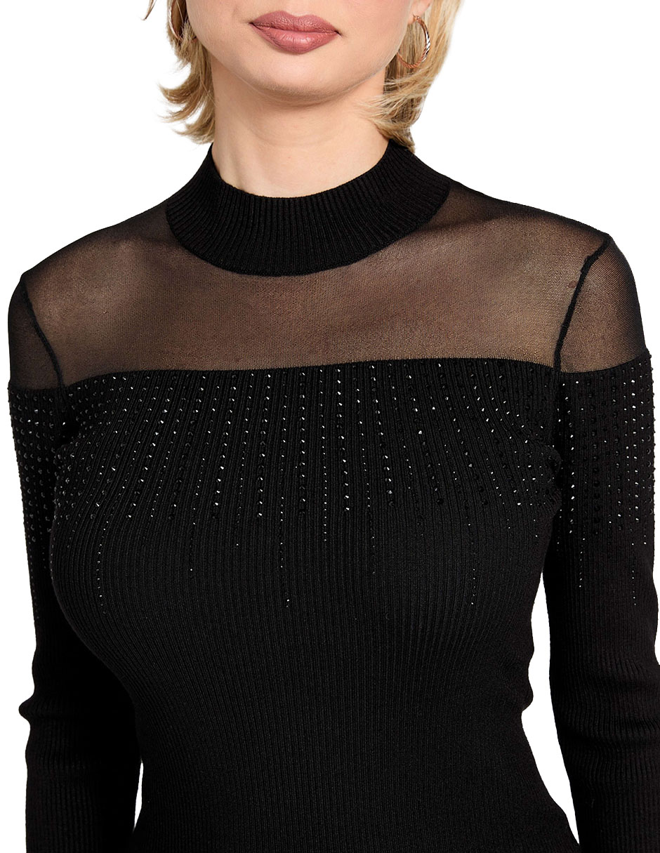 Suéter Guess cuello redondo para mujer