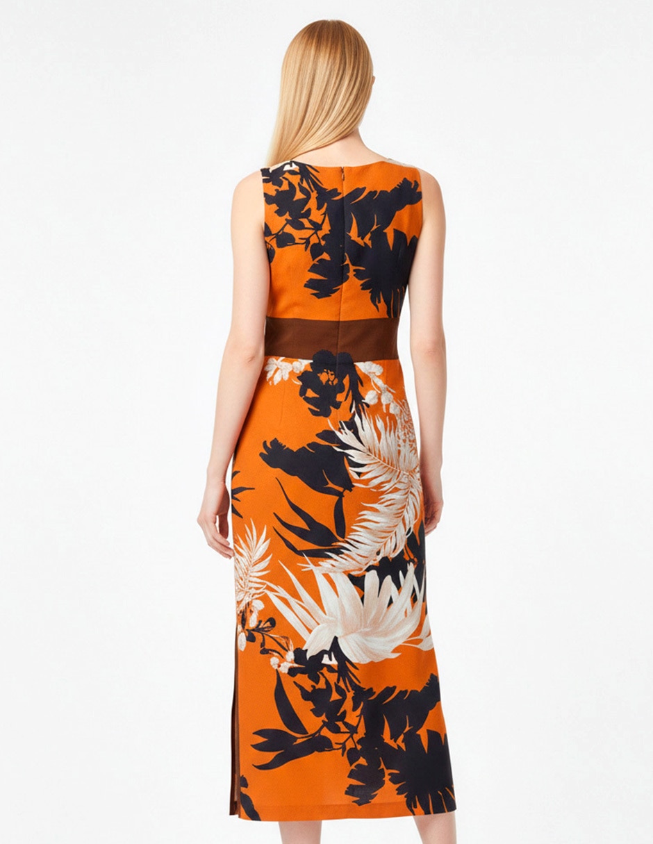 Vestido midi casual Foley'S para mujer