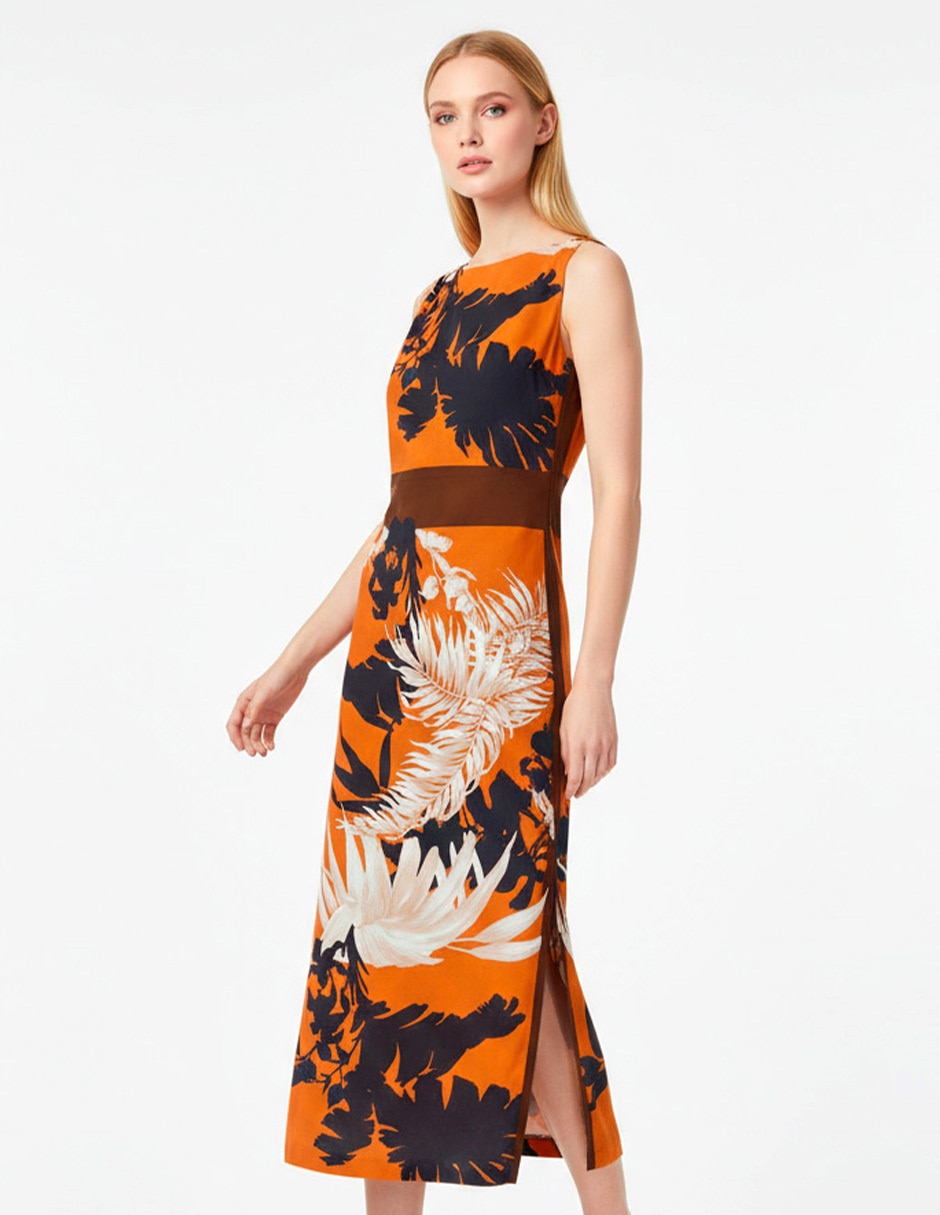 Vestido midi casual Foley'S para mujer