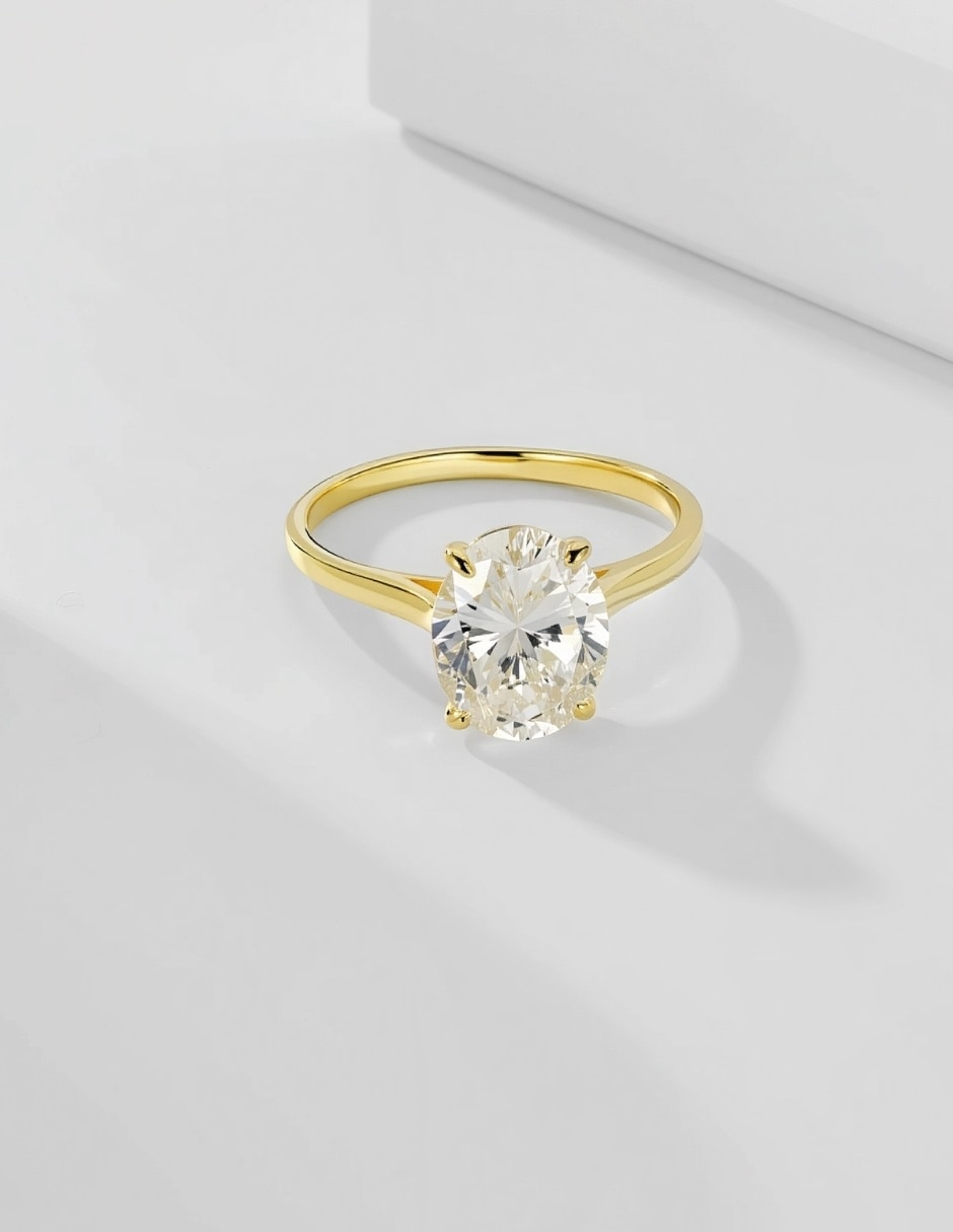 Anillo de compromiso de plata yoiko esencia zirconia cúbica