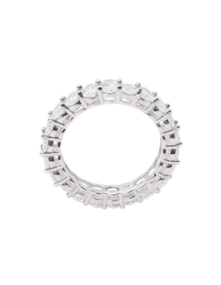 Anillo crixus joyeria p 925 de plata zirconia