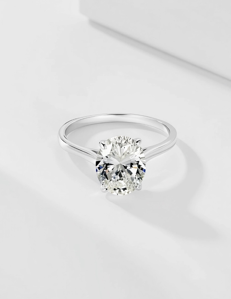 Anillo de compromiso de plata p 925 esencia silver zirconia cúbica 3