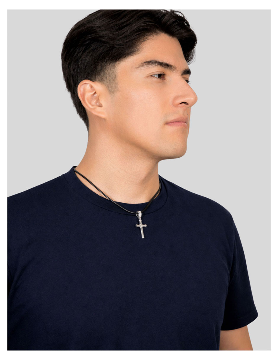 Collar con dije de cruz Crixus Joyeria de plata P 925