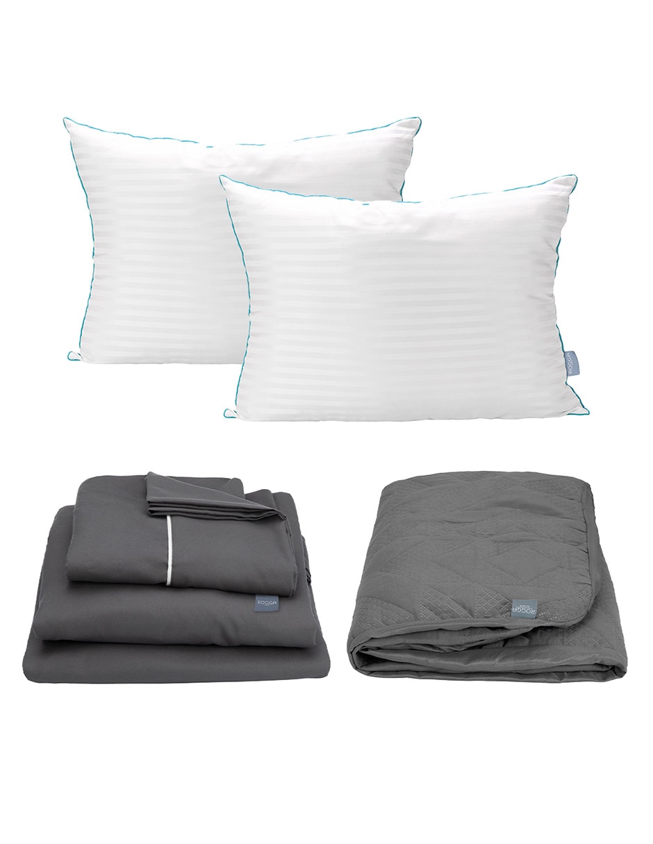 Protector de colchón rogga royal touch twin acolchado impermeable 1