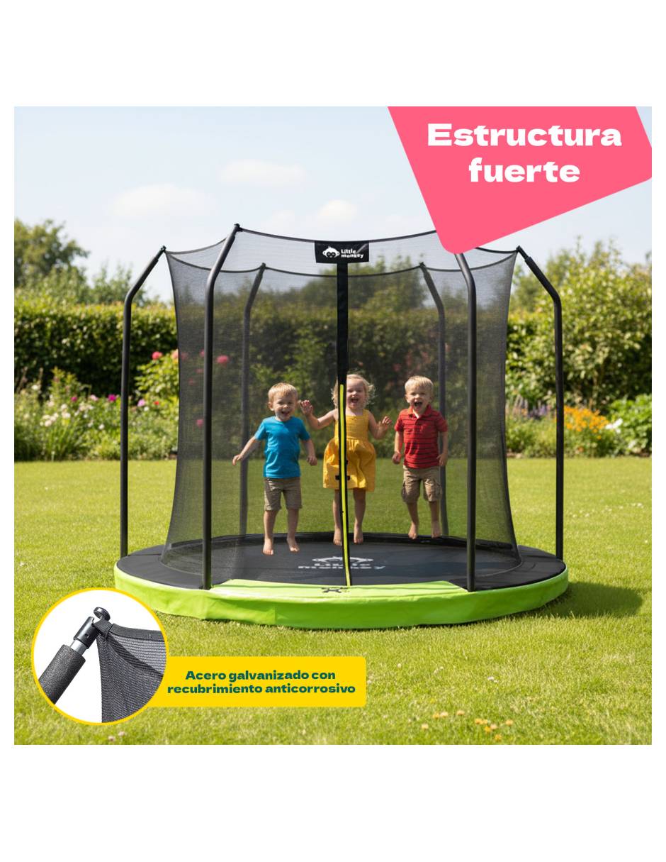 Trampolín Little Monkey MKZ-trampingd8ft