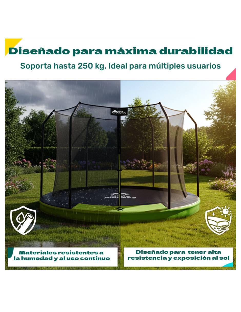 Trampolín Little Monkey MKZ-trampingd8ft