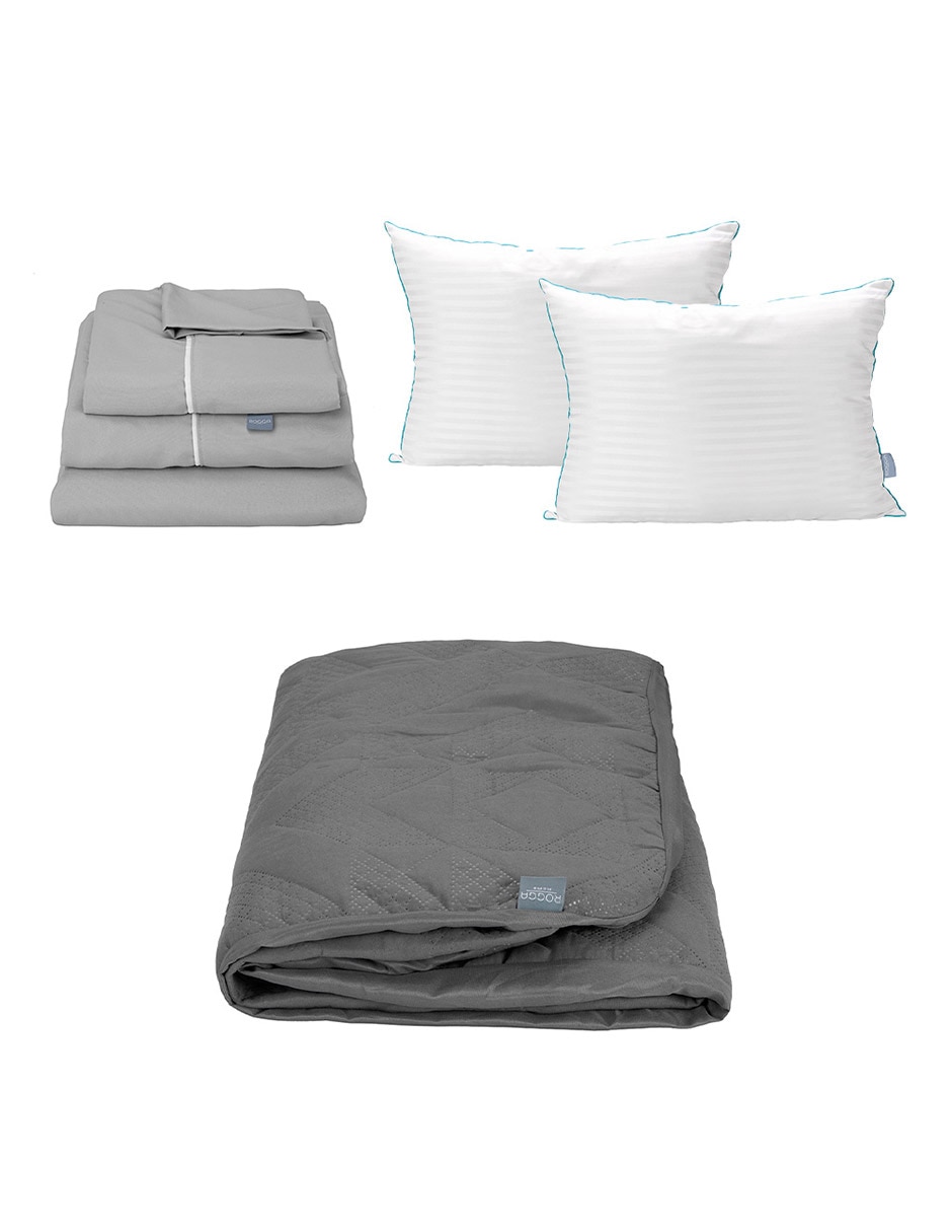 Protector de colchón rogga royal touch twin acolchado impermeable