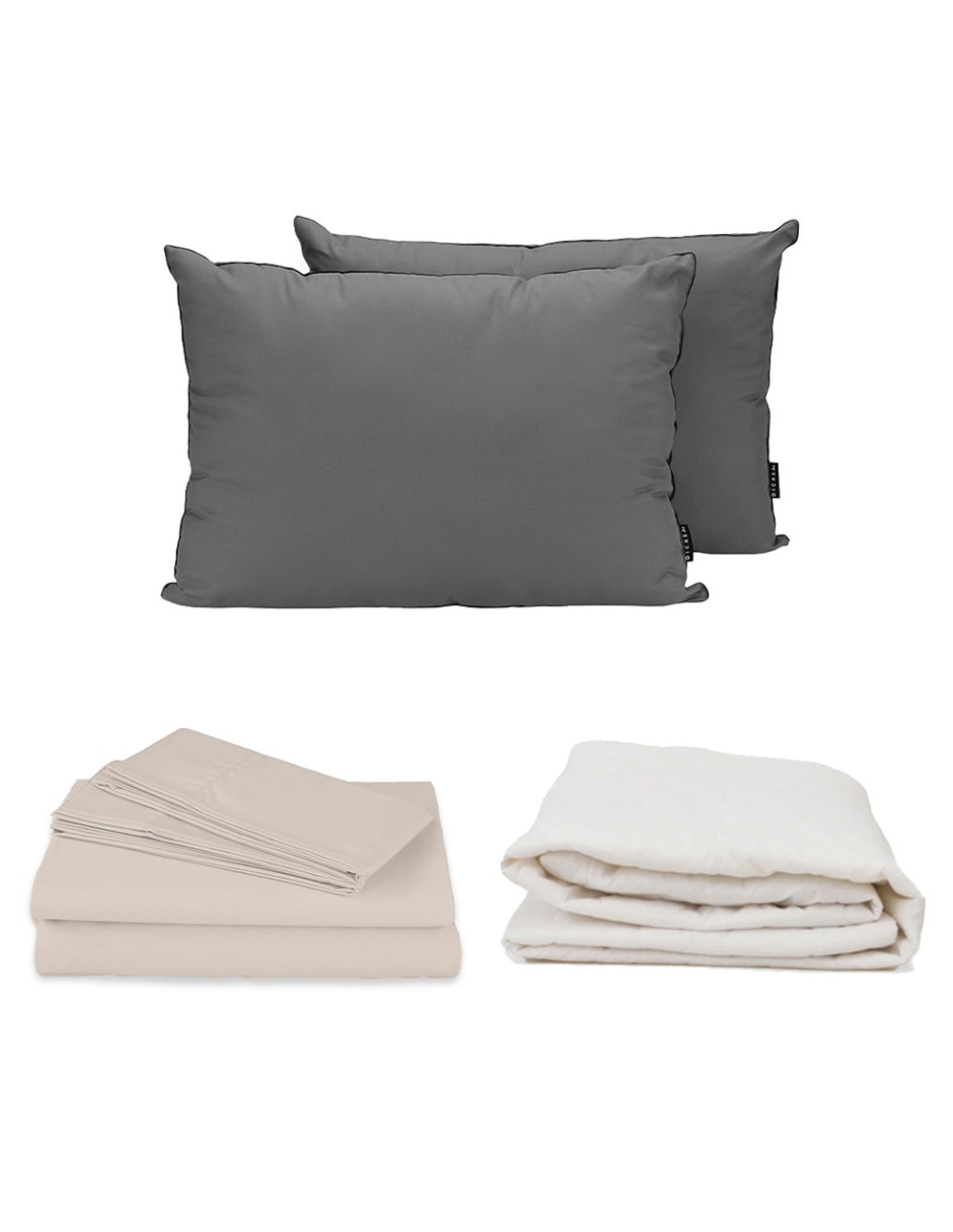 Protector de colchón ultra basic 2 pack acolchado impermeable