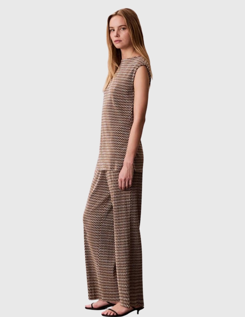 Pantalón relaxed amplio para mujer 5