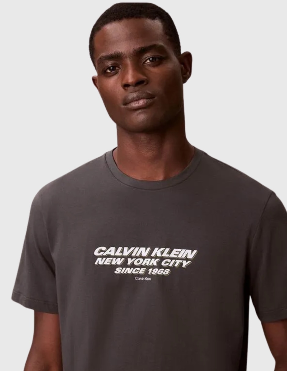 Playera Calvin Klein cuello redondo para hombre