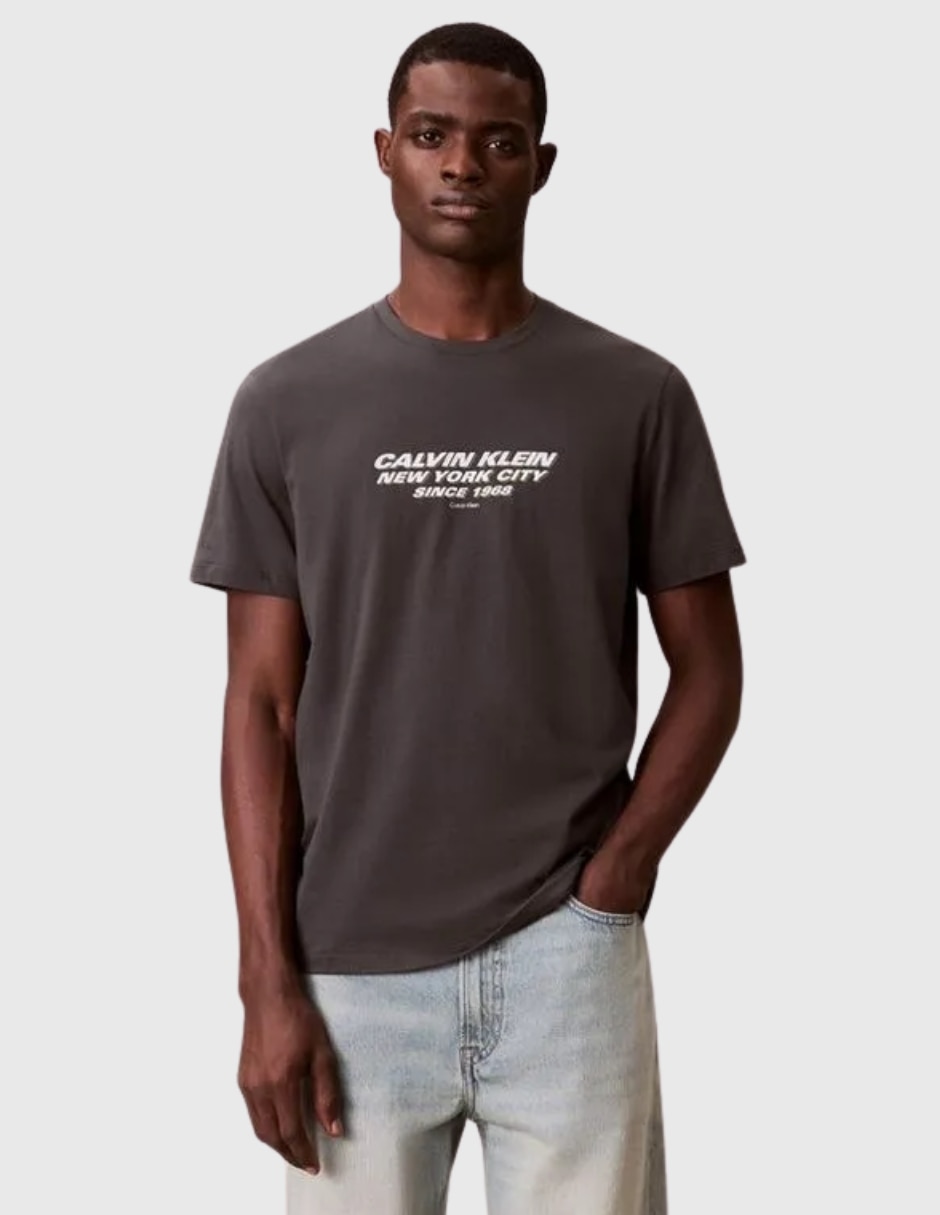 Playera cuello redondo para hombre