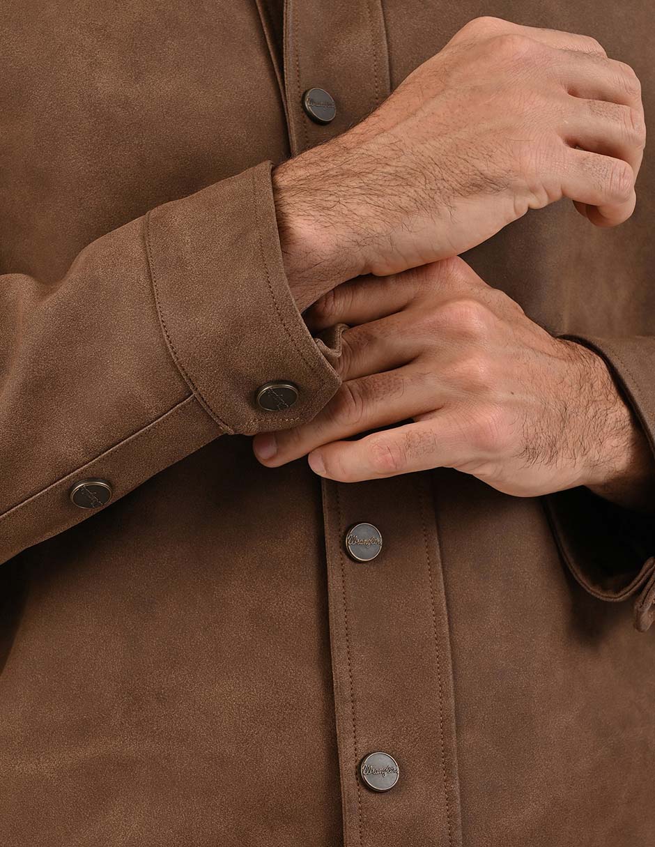 Chamarra Casual WRANGLER No de Poliuretano Con bolsillos para hombre
