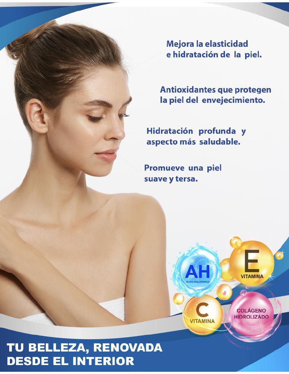 Colágeno hidrolizado ultra colágeno renovagren con colágeno hidrolizado tipo i II y III ácido hialurónico probióticos vitamina c y e de 500 g