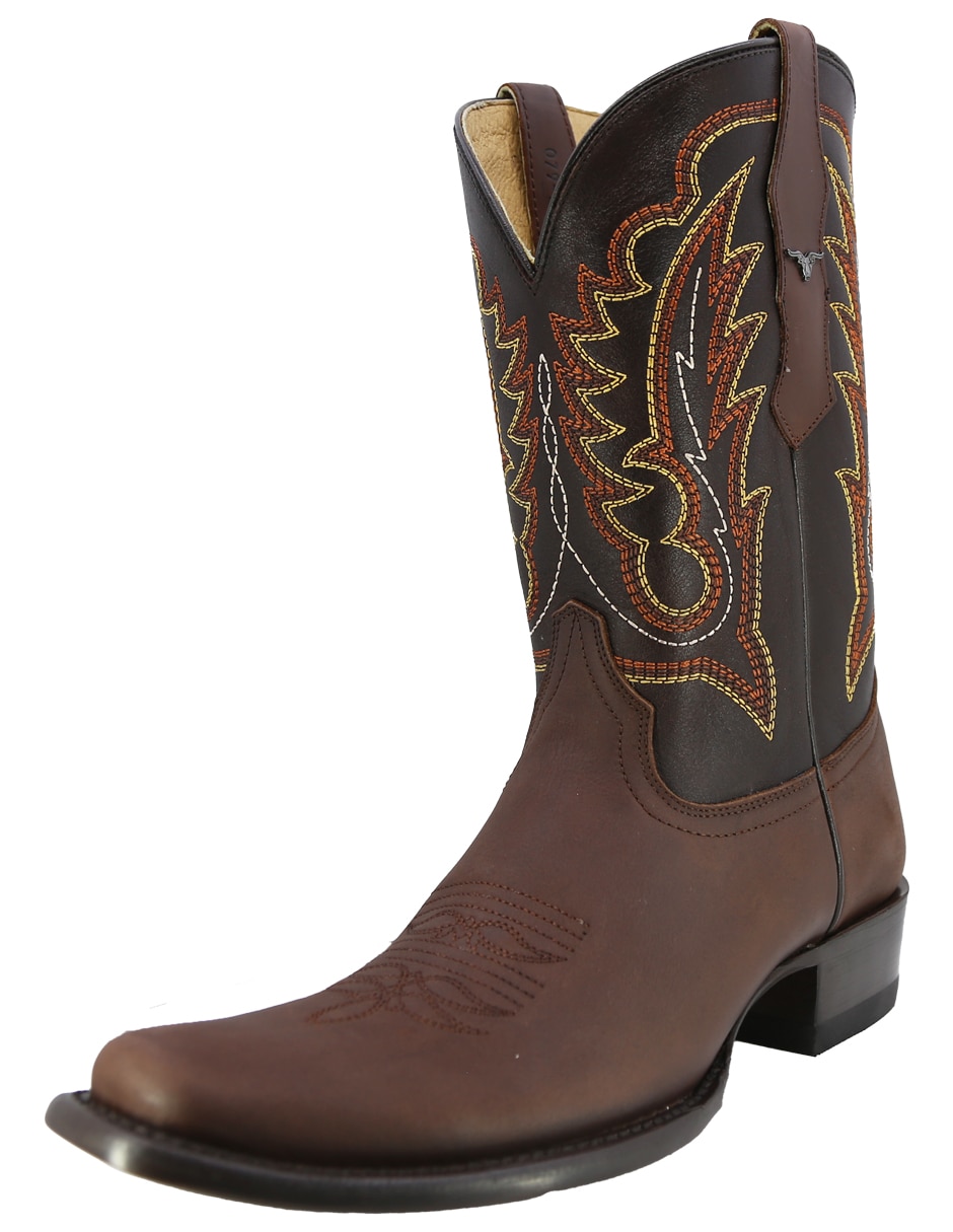 Bota vaquera de piel para hombre 2