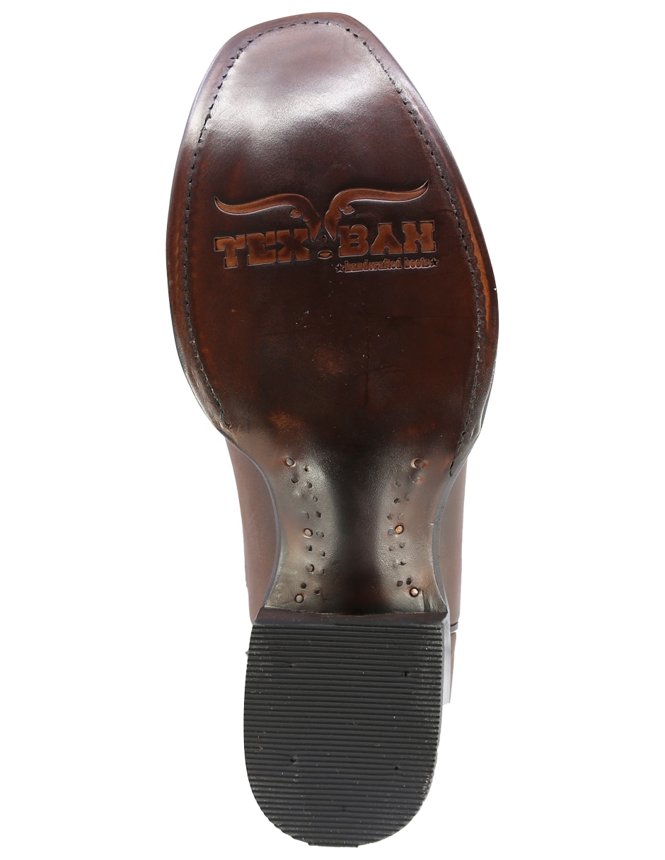 Bota vaquera de piel para hombre 4