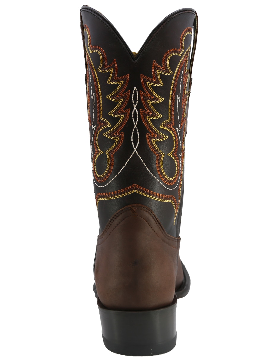 Bota vaquera de piel para hombre 5