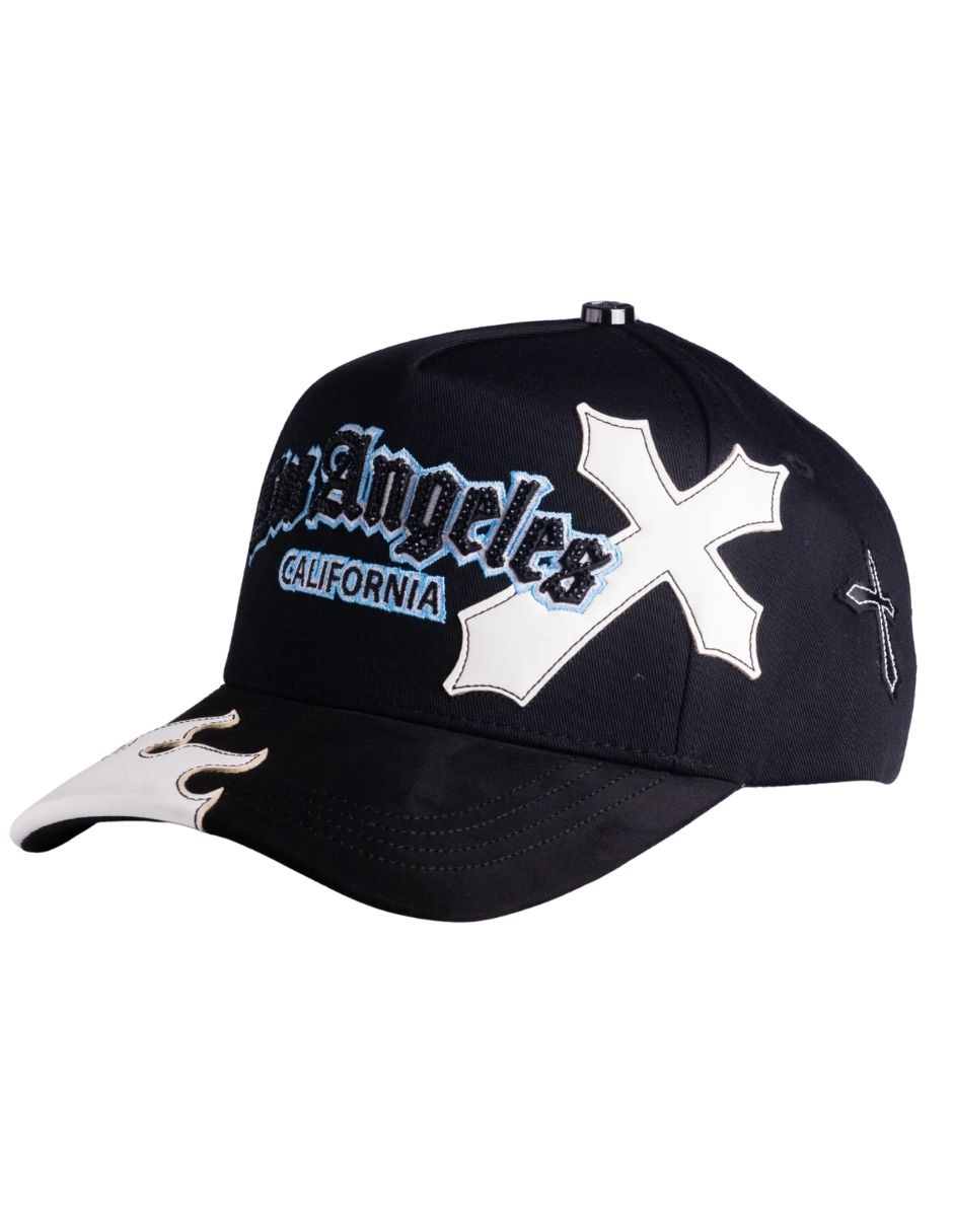 Gorra con visera curva casual Big Boss Los Angeles Angels adulto