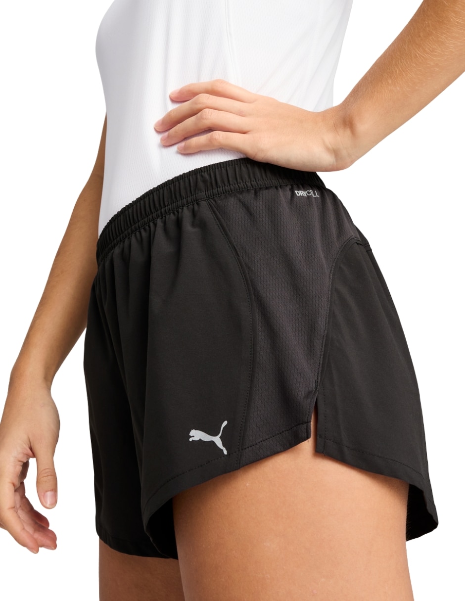 Short calzón de malla integrado Puma para correr mujer