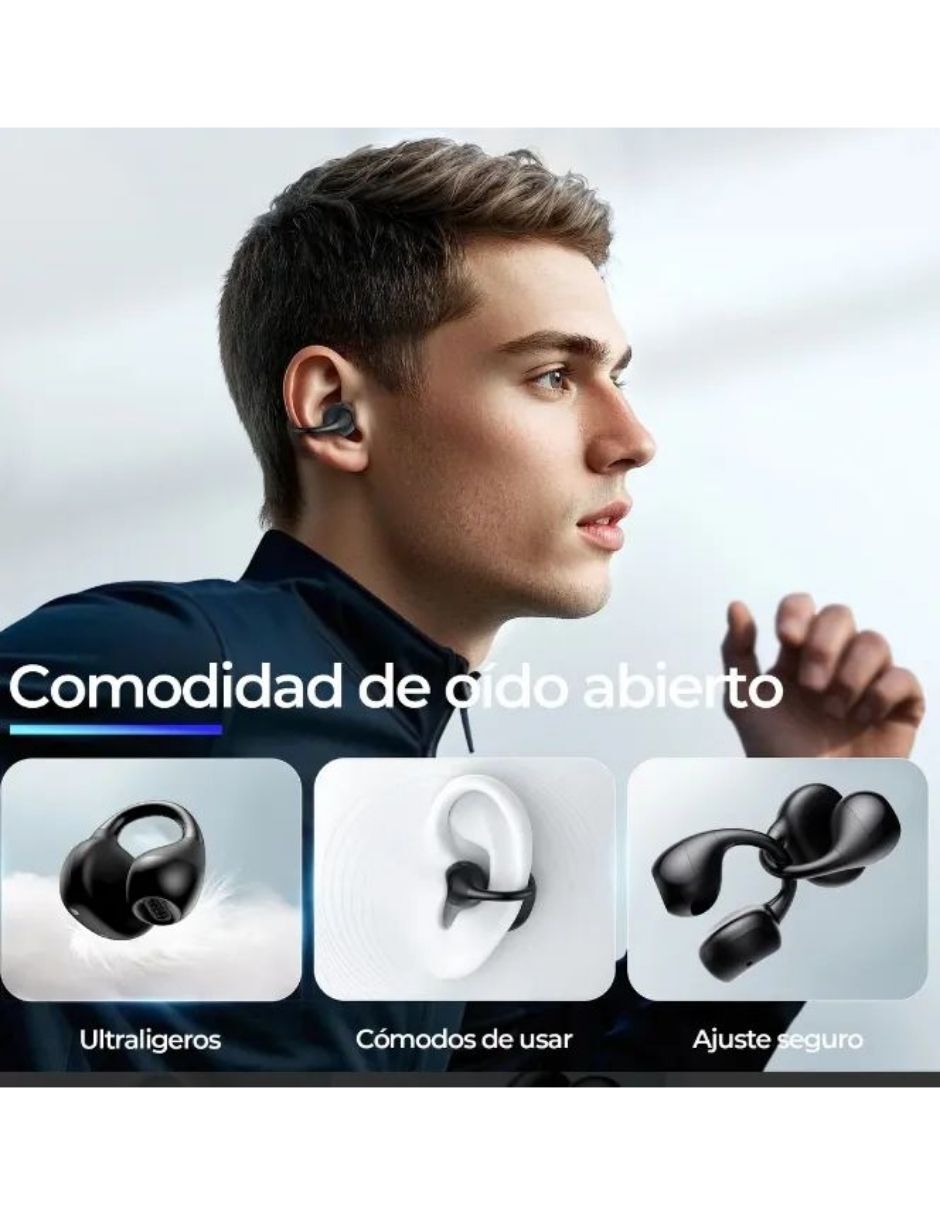 Audífonos on-ear havit havit openbuds 03a ows916 lite audífonos open ear ipx5 inalámbrica con sí