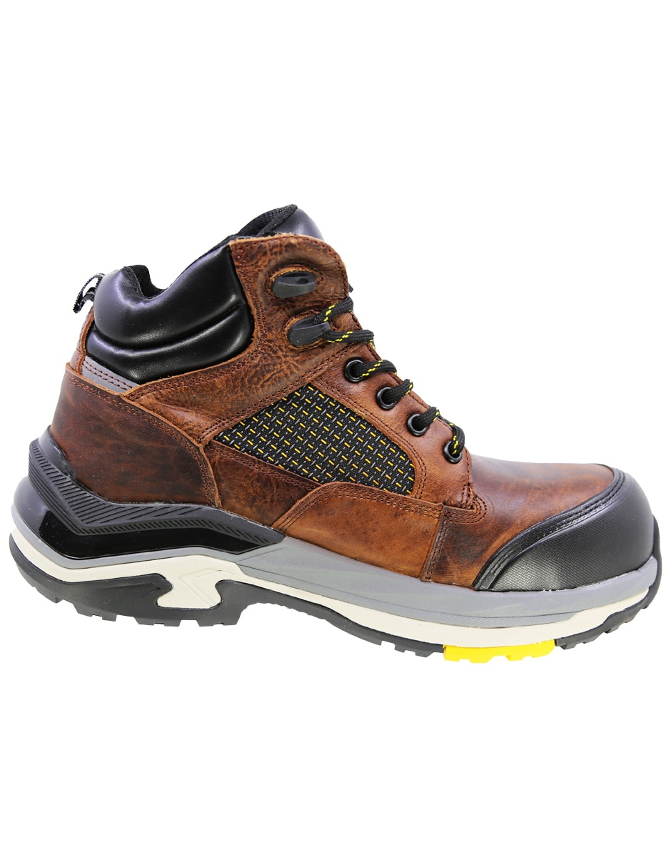 Bota goodyear trabajo de piel para hombre