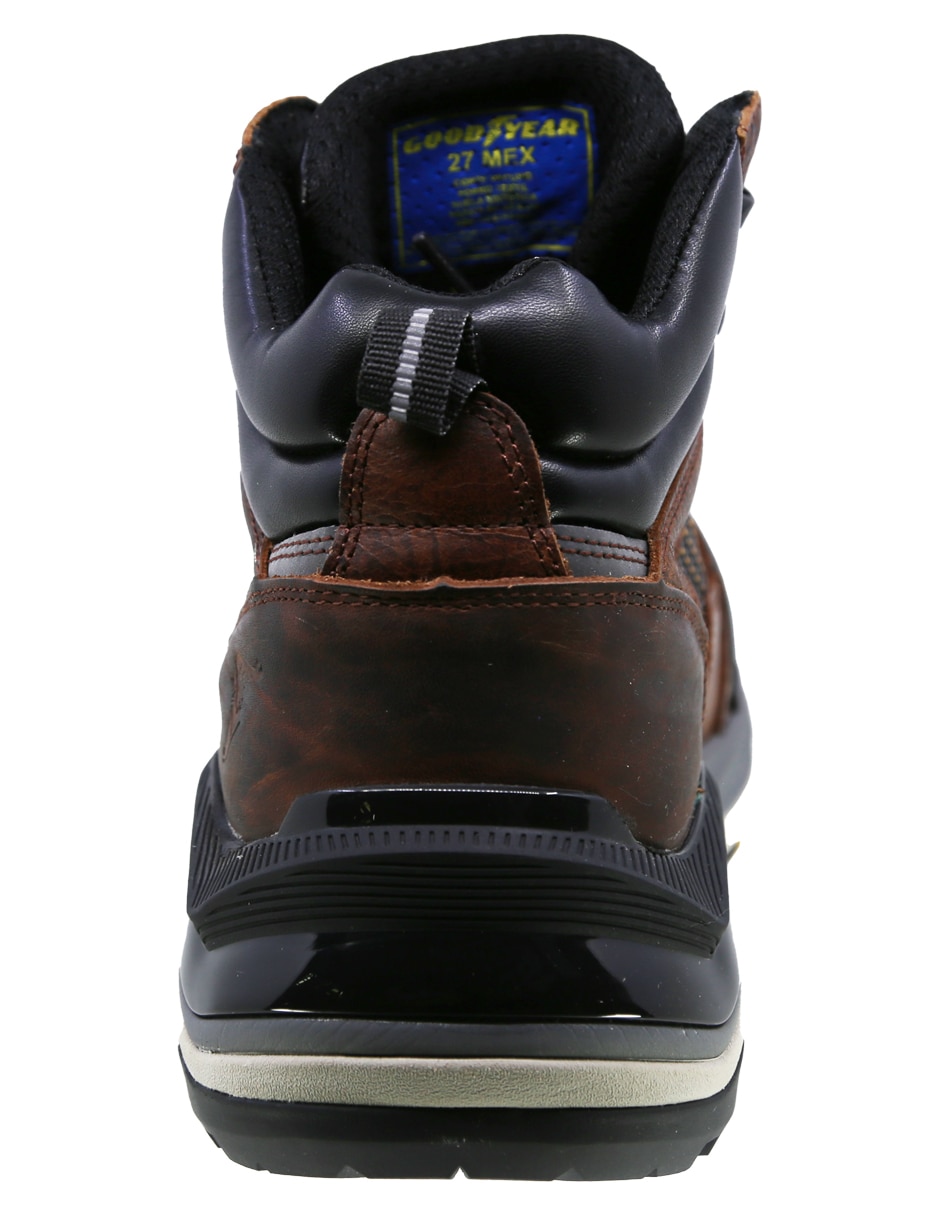 Bota goodyear trabajo de piel para hombre