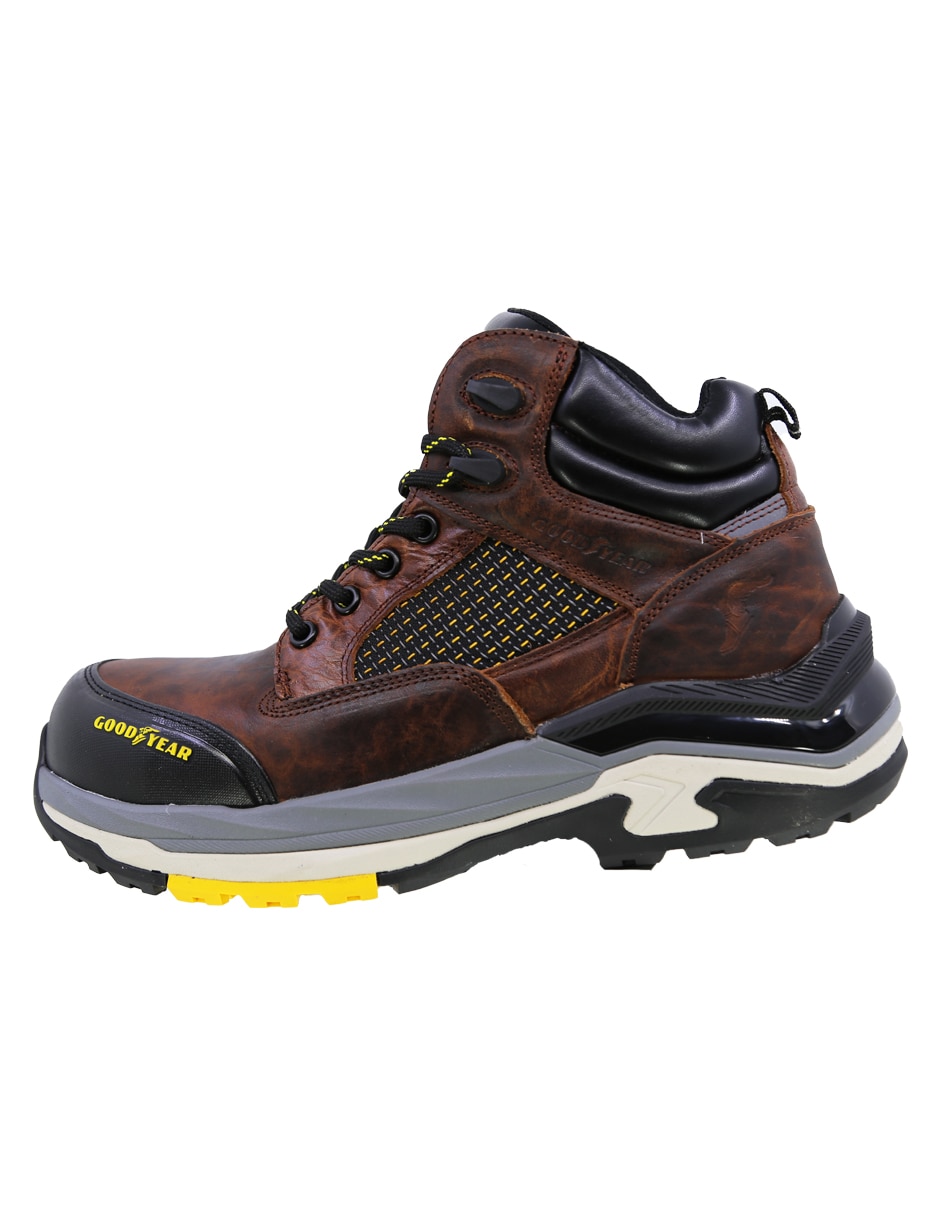 Bota trabajo de piel para hombre