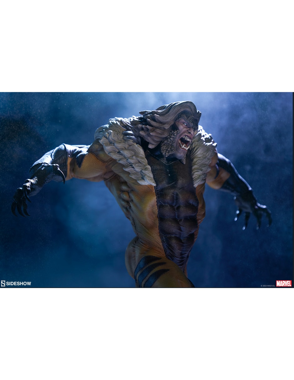 Estatua Marvel Comics Sabretooth ediciòn limitada Sideshow