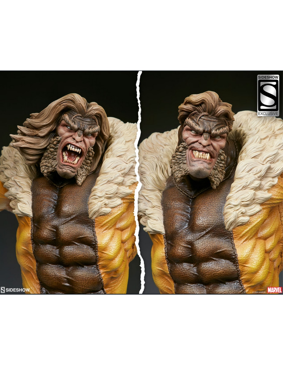 Estatua Marvel Comics Sabretooth ediciòn limitada Sideshow