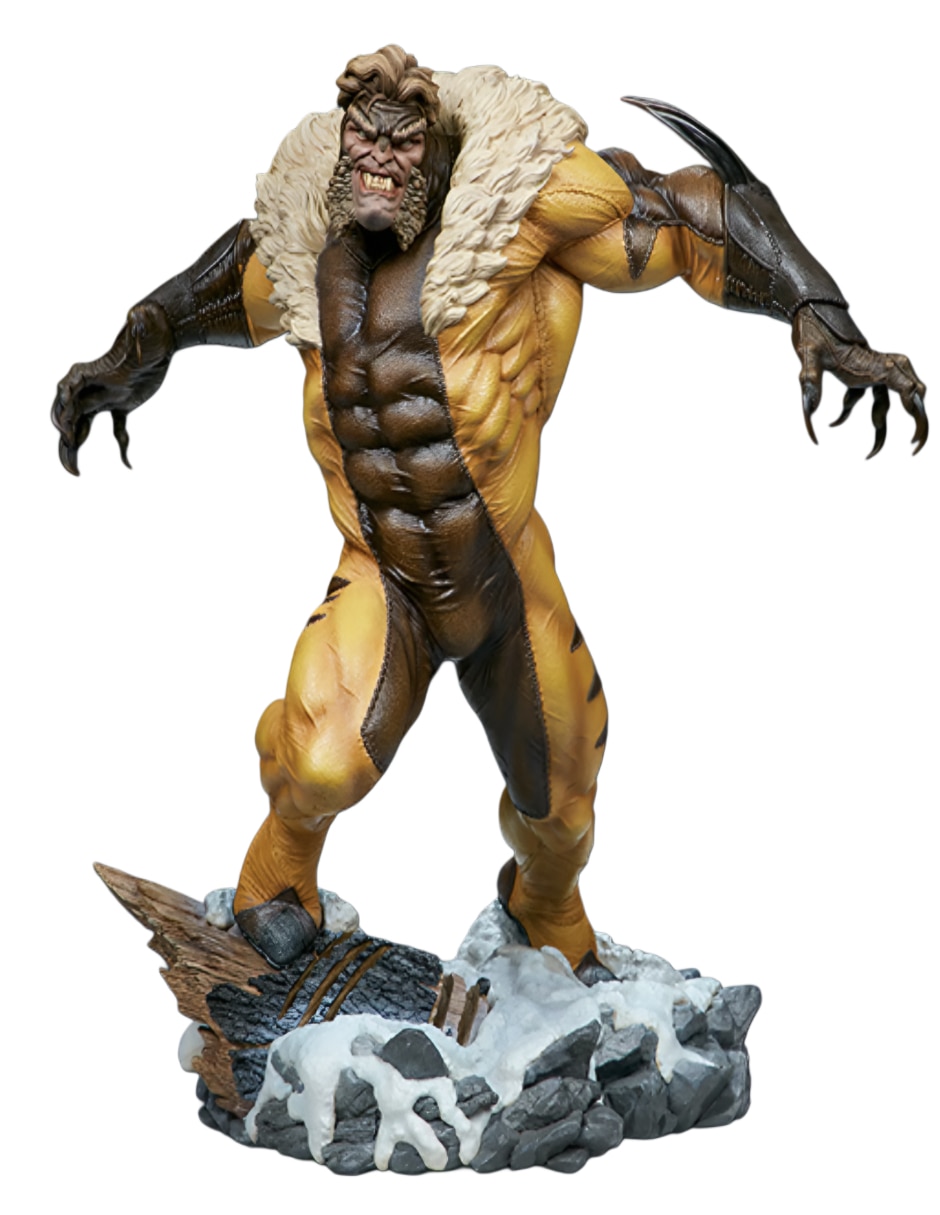 Estatua Marvel Comics Sabretooth ediciòn limitada Sideshow