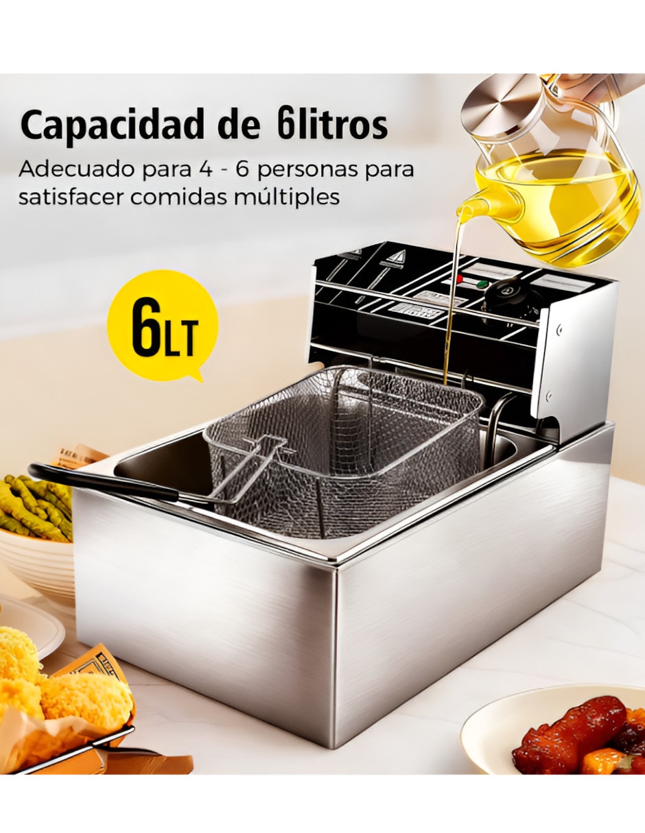 Freidora de aceite Xtellar 6 L XTLLAR14016