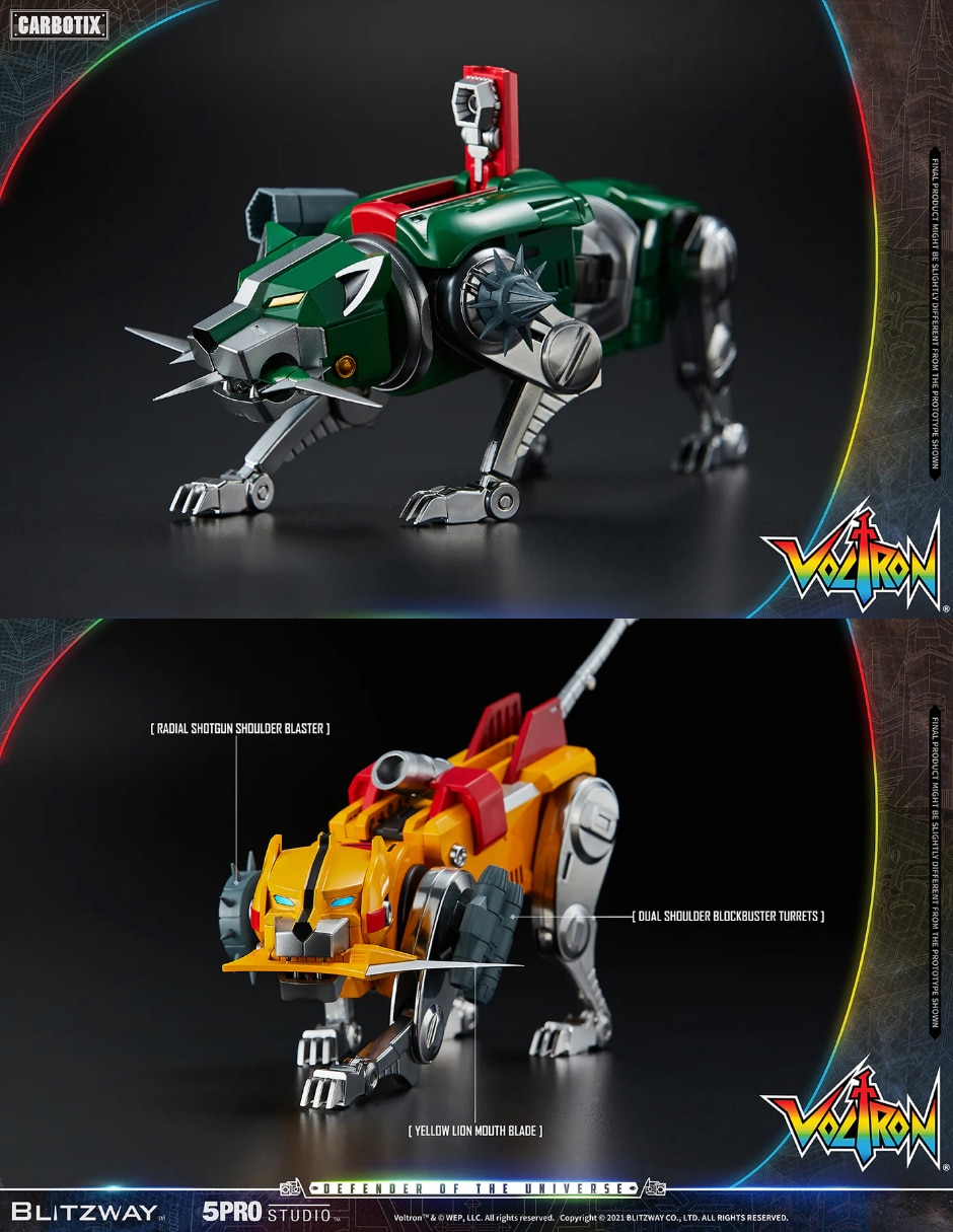 Figura de colección articulada Mazinger Z Voltron Blitzway