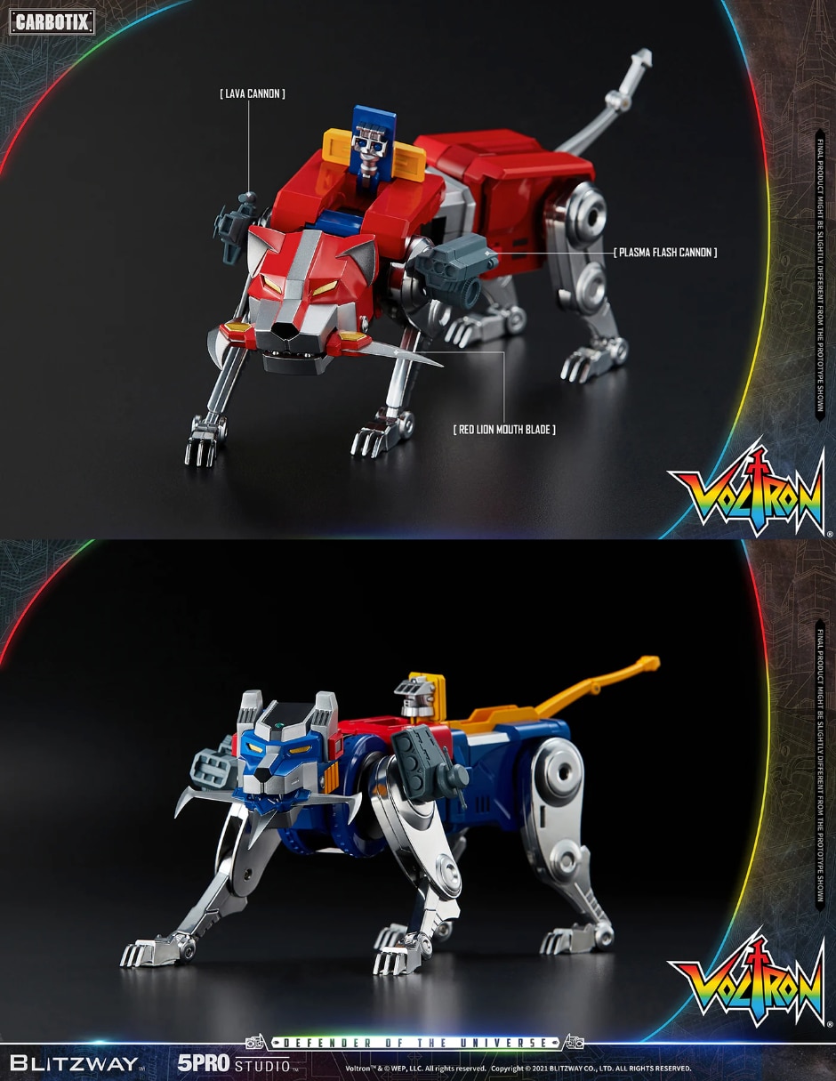 Figura de colección articulada Mazinger Z Voltron Blitzway