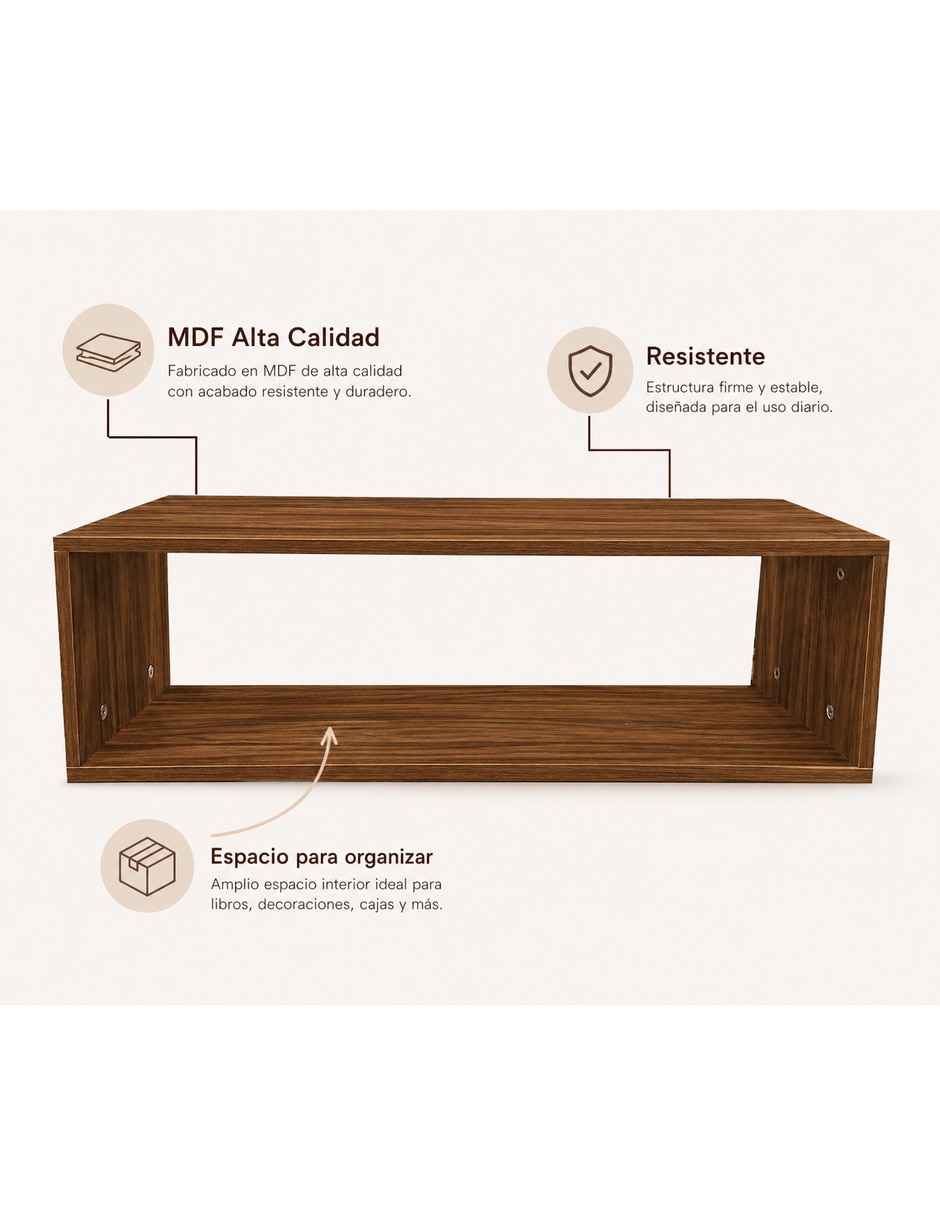 Mueble de tv armable de MDF 5