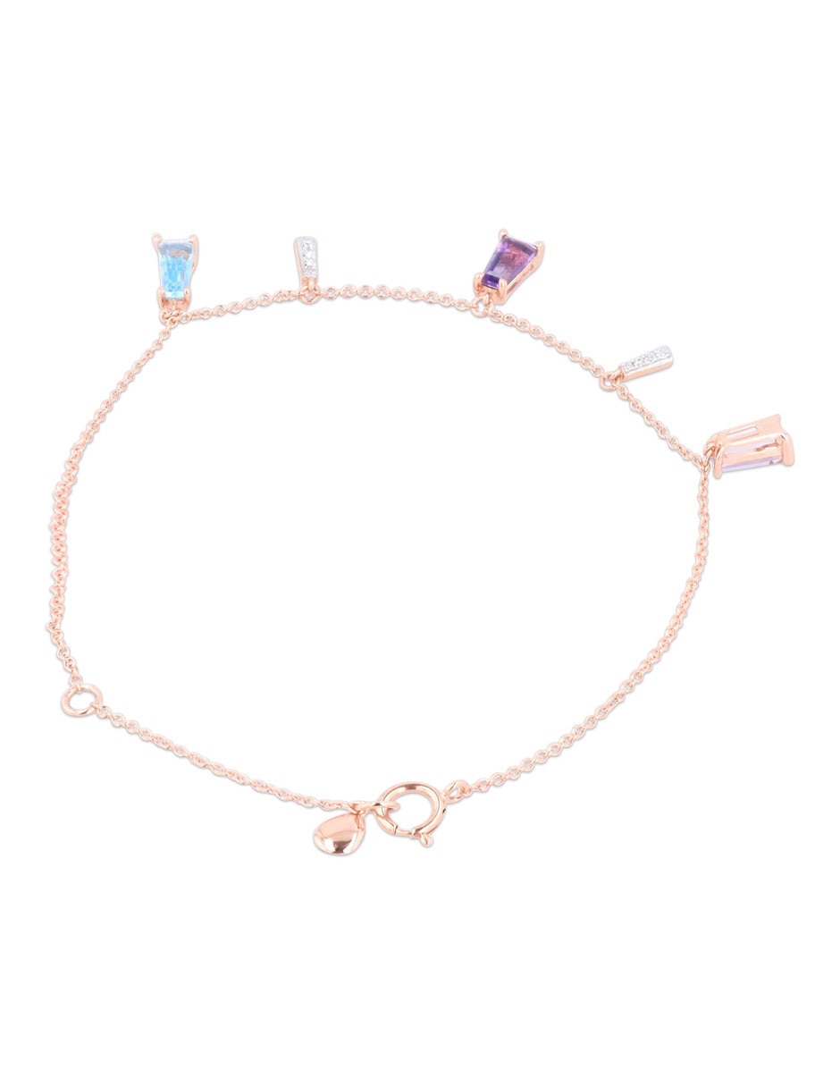 Joyerias bizzarro de oro rosa 14 k sin colección con acabado
