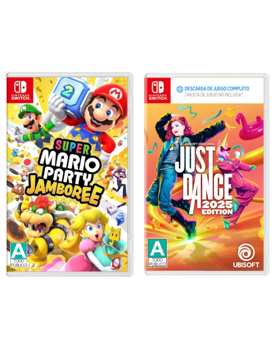 NINTENDO Just Dance 2025 + Super Mario Party Jamboree Nintendo bundle para Nintendo Switch