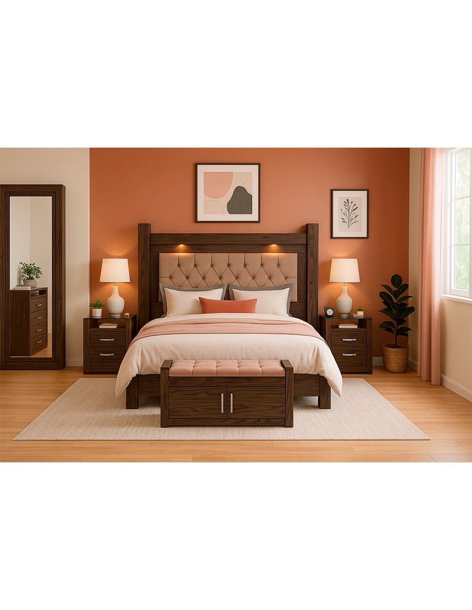 Set recámara Magnolia de MDF 10