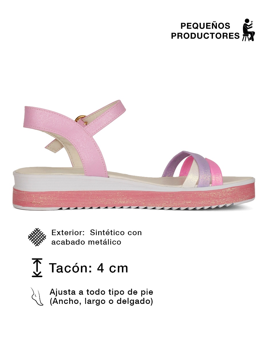 Sandalia Rbcollection para mujer
