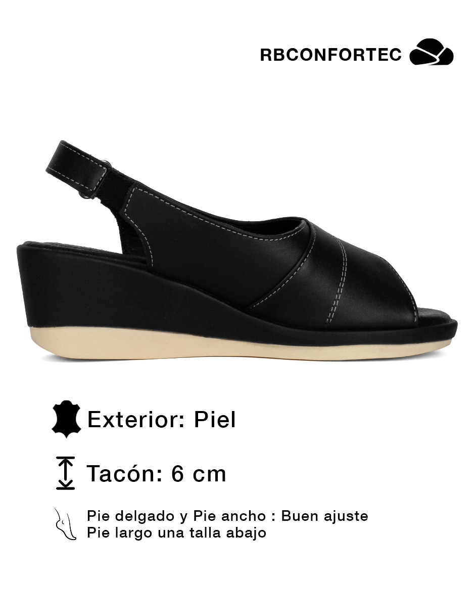 Sandalia Rbcollection para mujer