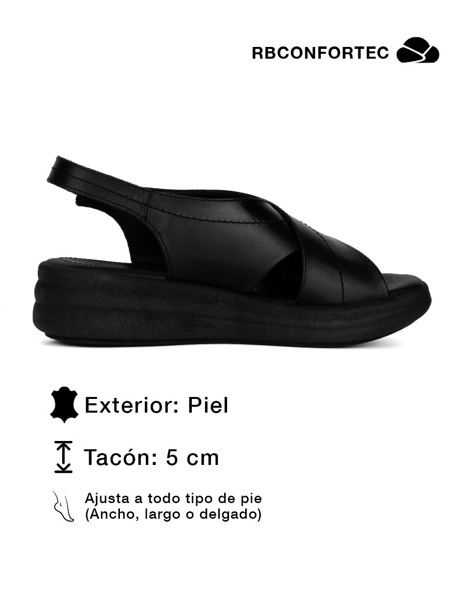 Sandalia Rbcollection para mujer