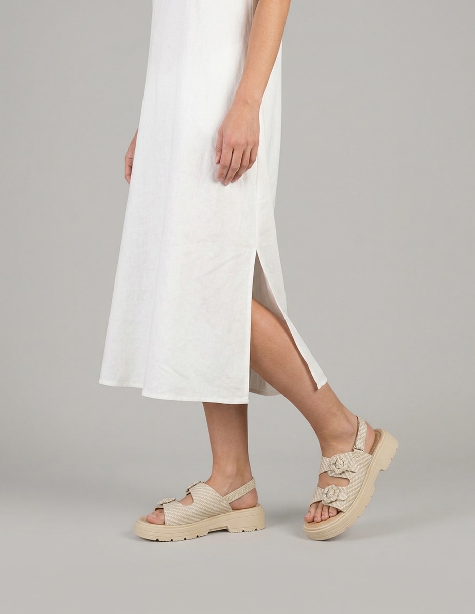 Sandalia Rbcollection para mujer