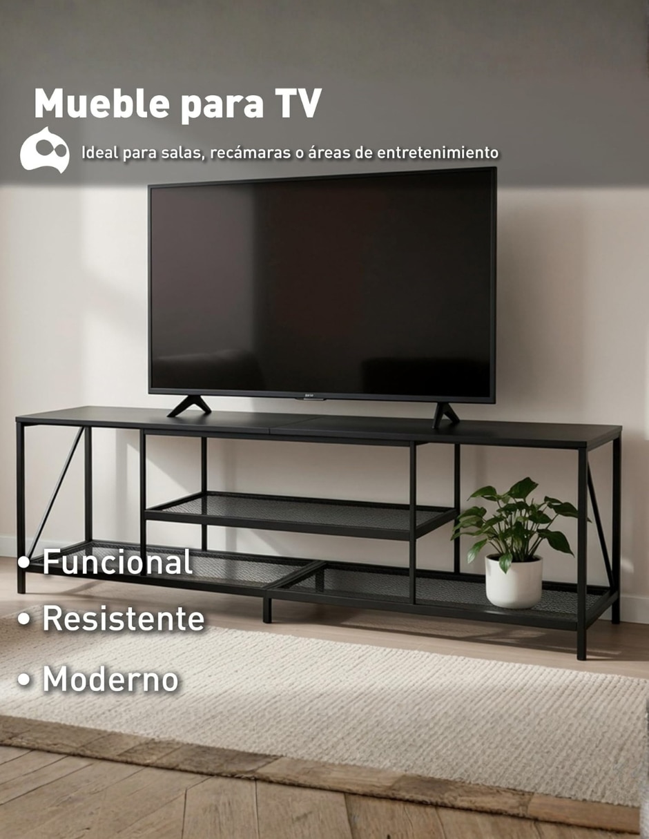 Mueble de tv armable Bluelander de MDF