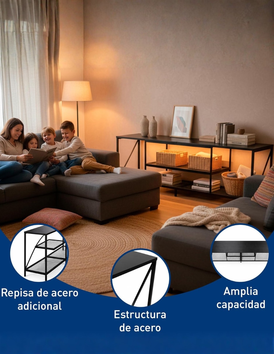 Mueble de tv armable Bluelander de MDF