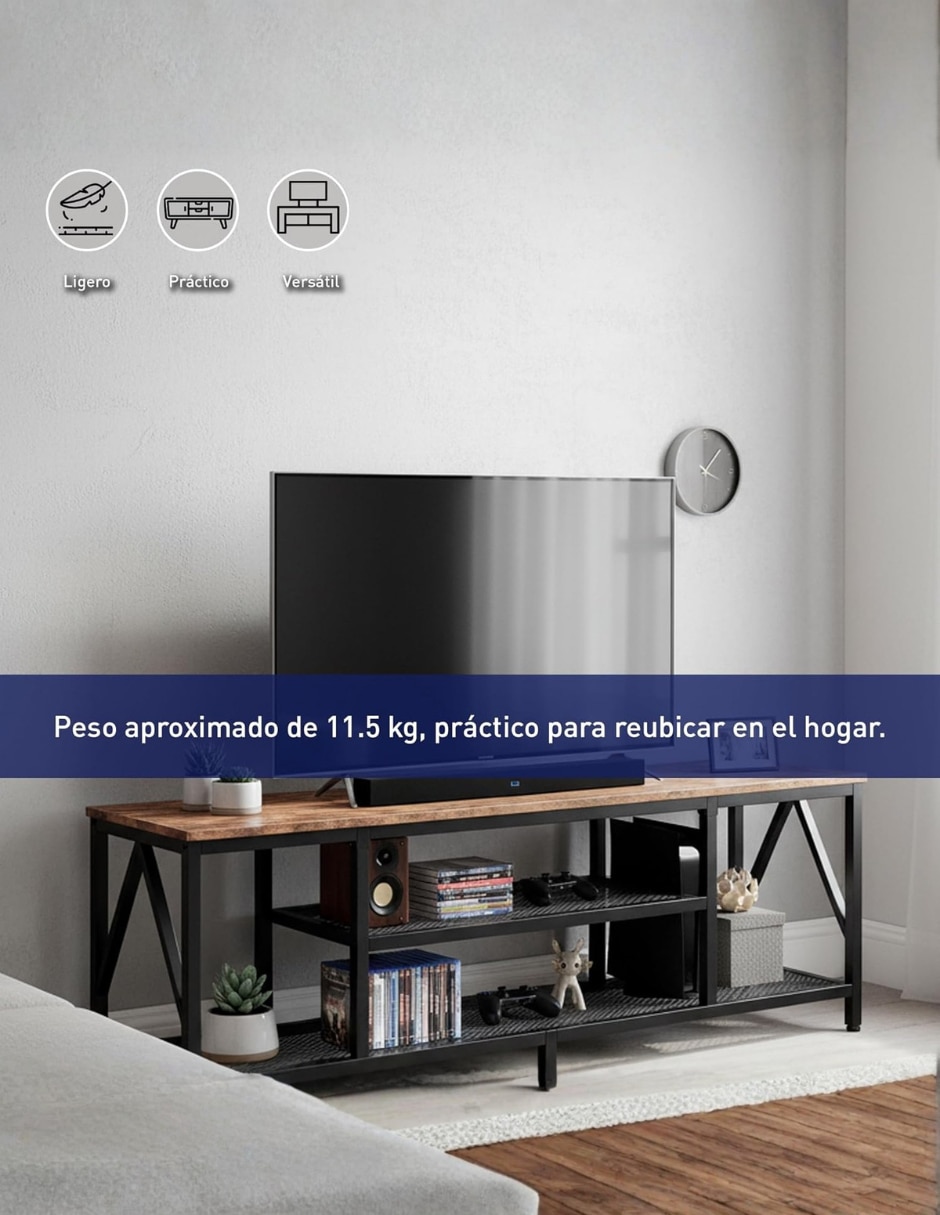 Mueble de tv armable Bluelander de MDF