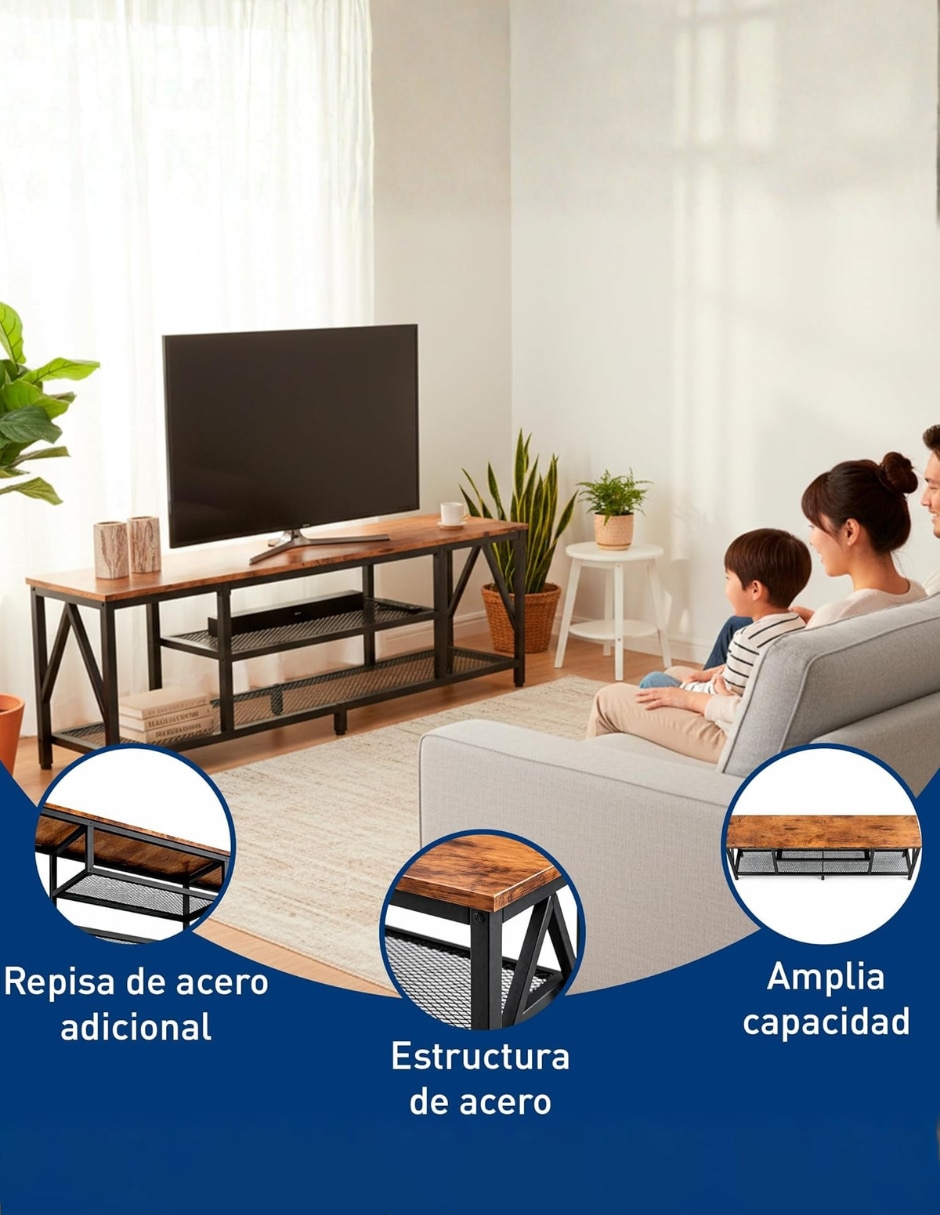Mueble de tv armable Bluelander de MDF