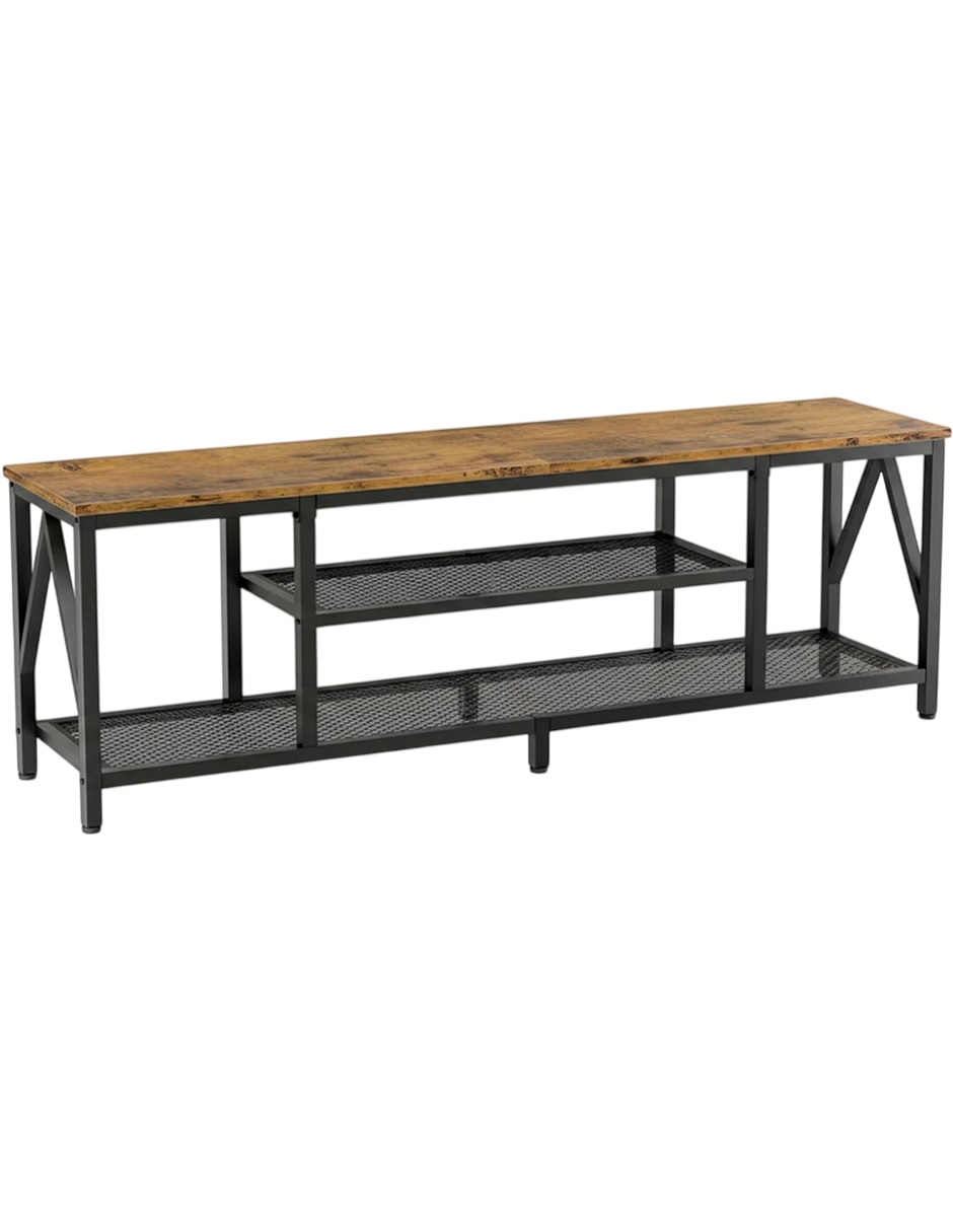 BLUELANDER Mueble de tv armable Bluelander de MDF