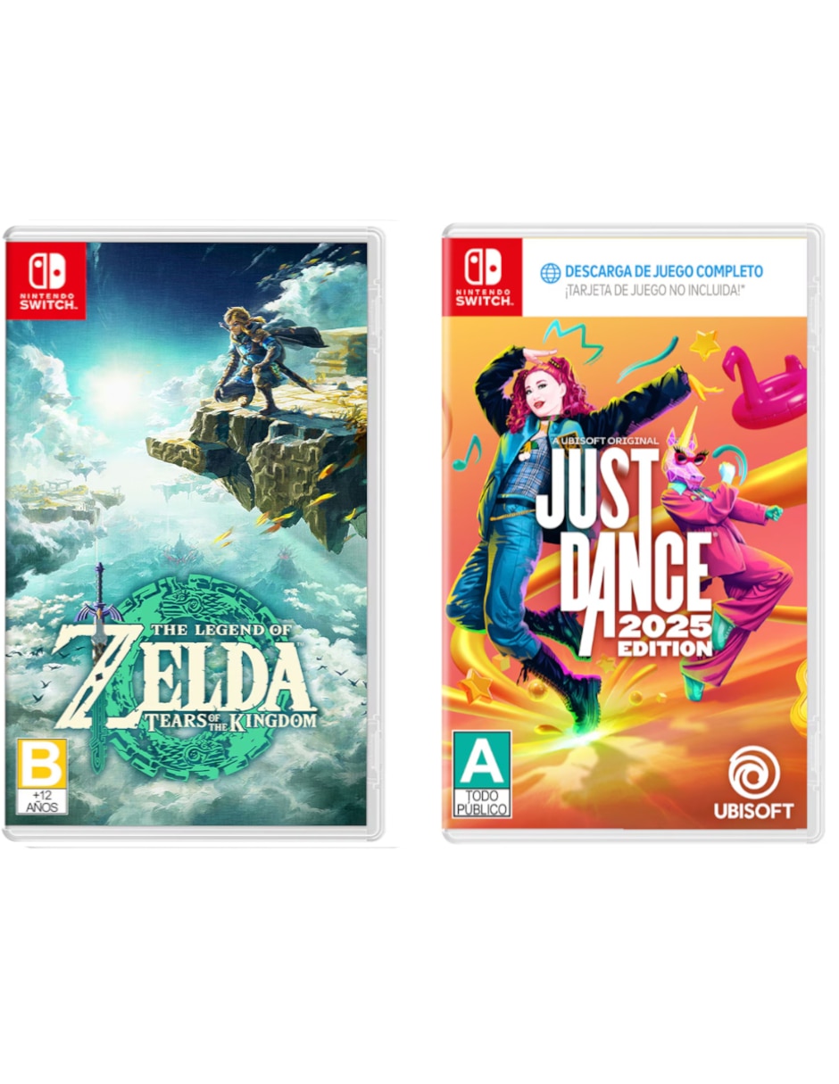 NINTENDO Just Dance 2025 + The Legend of Zelda Tears of the Kingdom Nintendo Bundle para Nintendo Switch