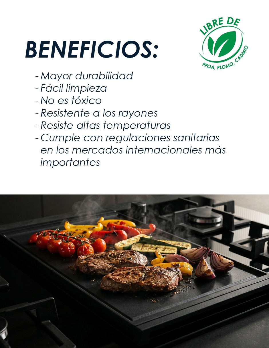 Comal de acero 6